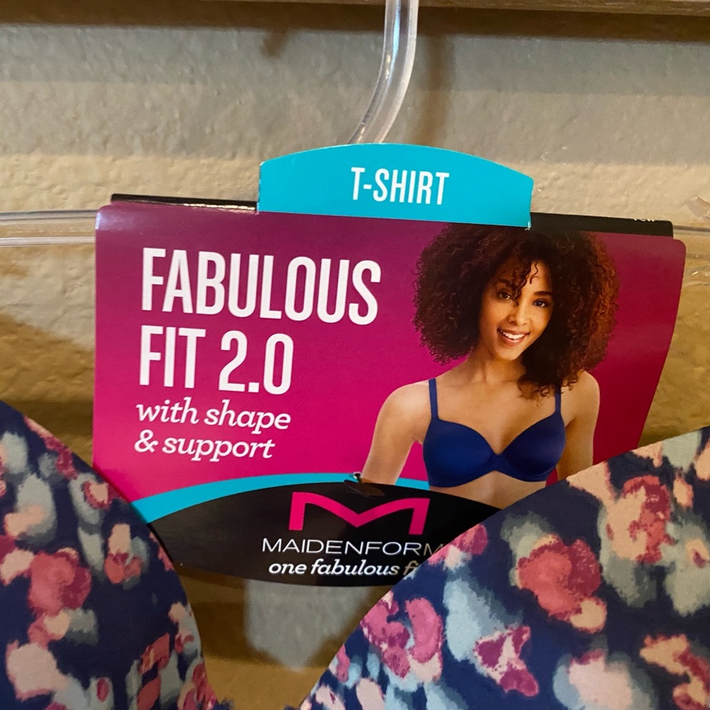 SALE NWT Fabulous Fit T-Shirt Bra in Navy Leopard - Picture 7 of 11